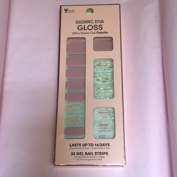 Dashing Diva Nail Gel Strips Gloss 2x Palette Ultra Shine with 32 each Host Pick - Picture 6 of 8